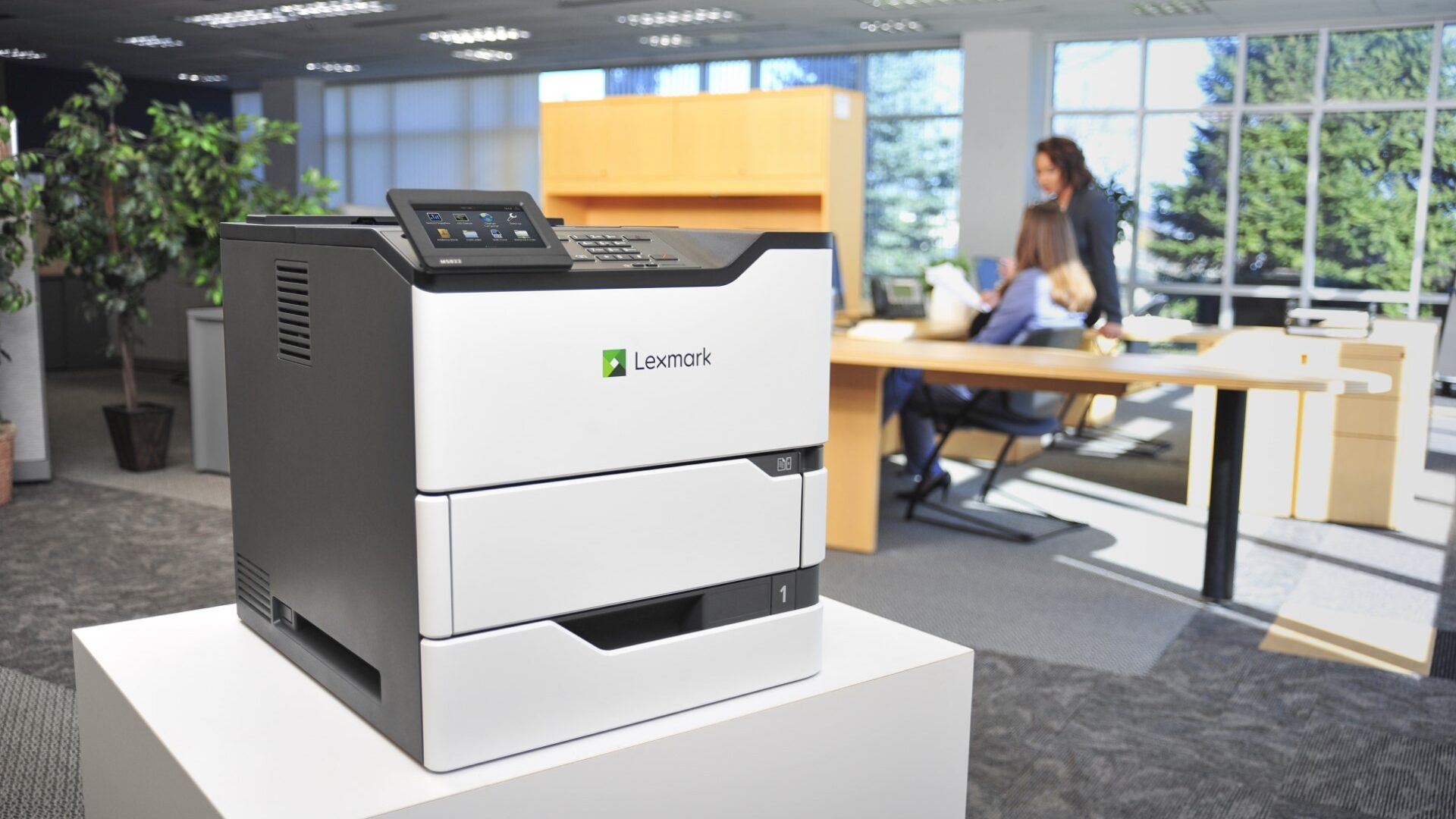 Stampante Lexmark utilizzata in azienda