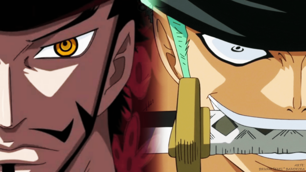 one piece wallpaper 1280x720 mihawk vs zoro by tripulacaoonepiece d5n2oun 1