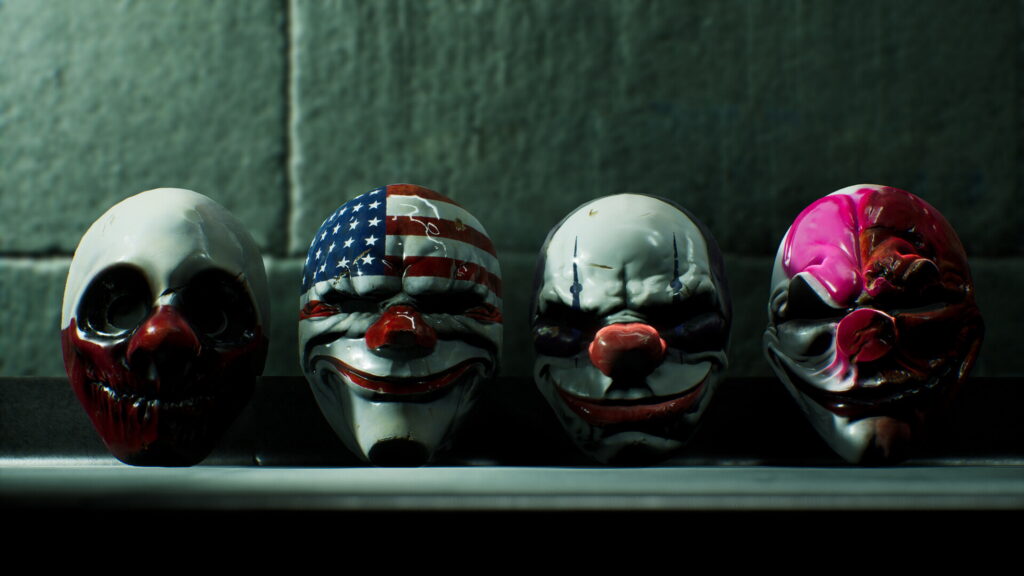 payday 3 maschere dei protagonisti