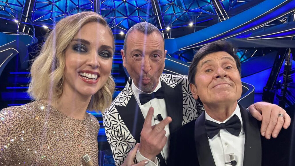 Chiara Ferragni Sanremo Amadeus Gianni Morandi