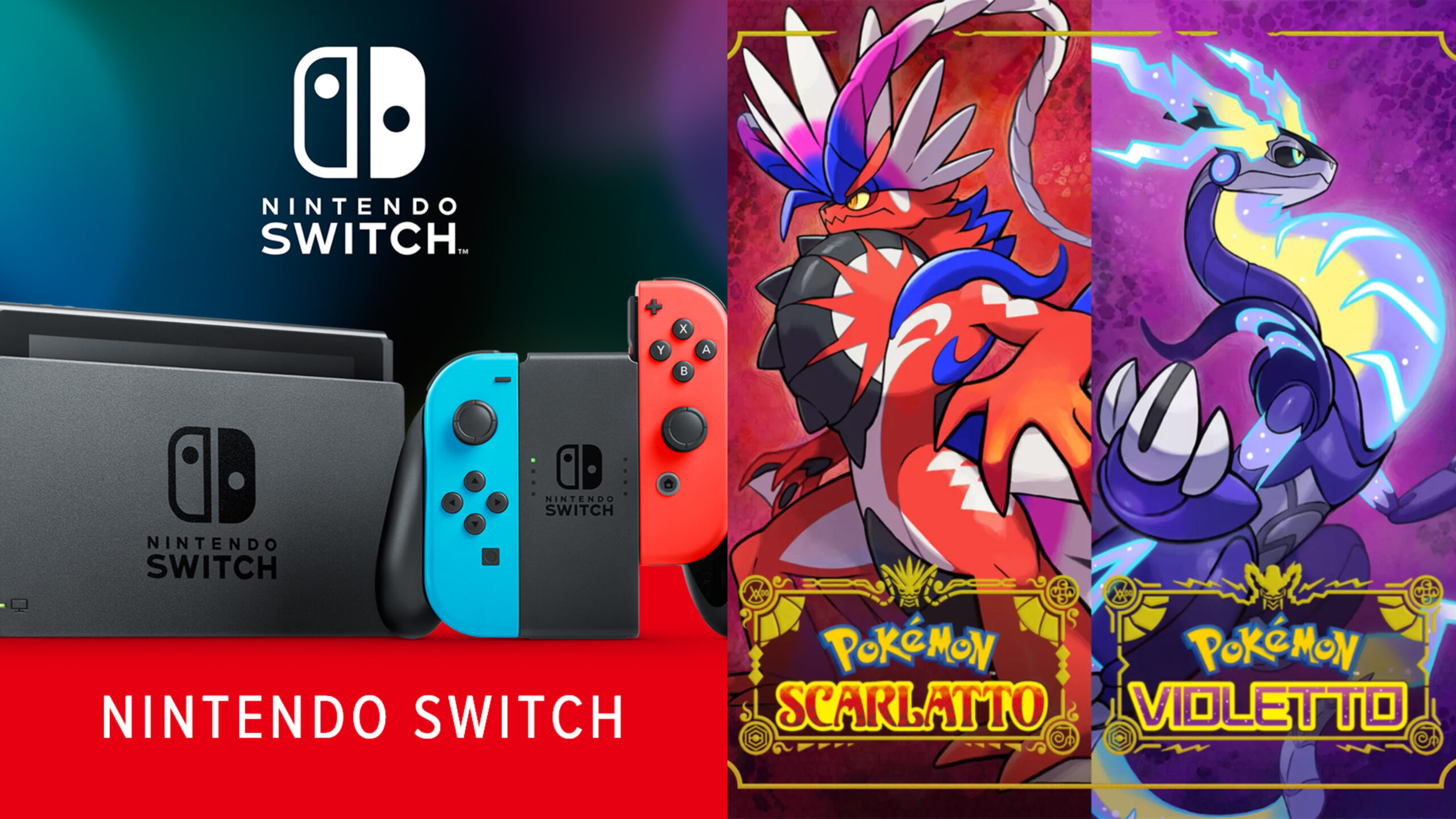 Nintendo Switch Scarlatto e Violetto