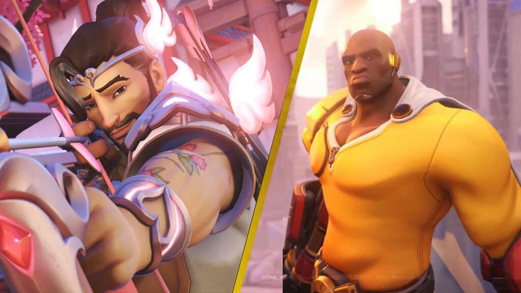 Overwatch 2 Hanzo Cupido e Doomfist Saitama