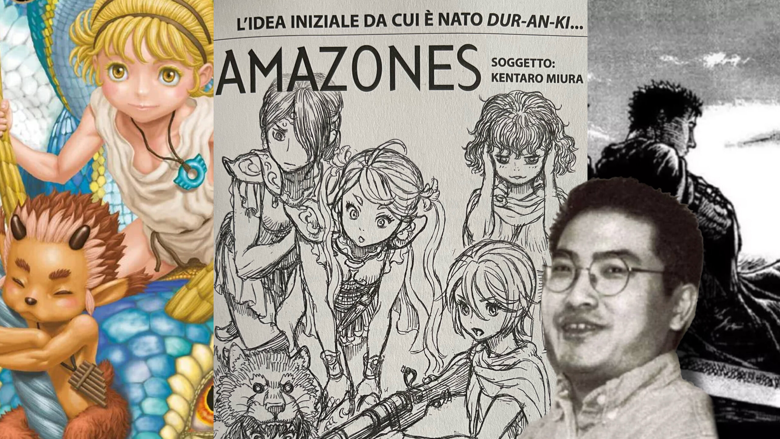 Duranki, Amazones, Berserk e Kentaro Miura