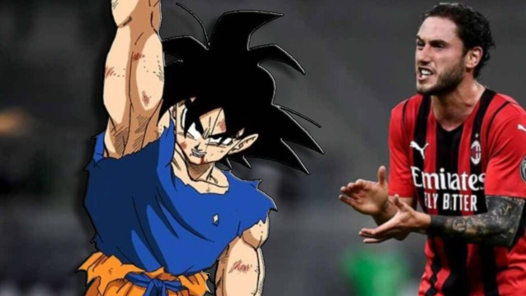 dragon ball goku milan serie A