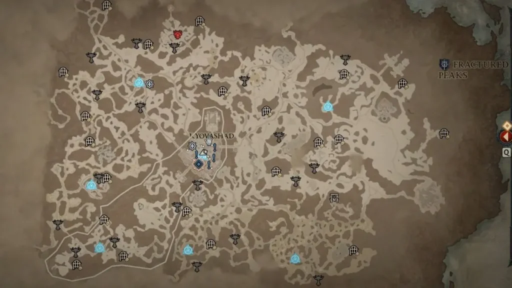 Map Diablo IV