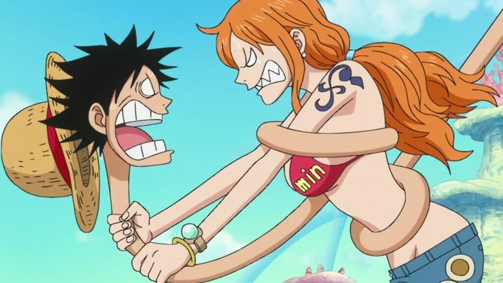 Nami and Luffy