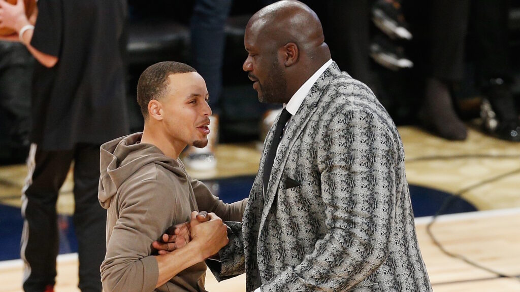 Shaquille O'Neal e Steph Curry