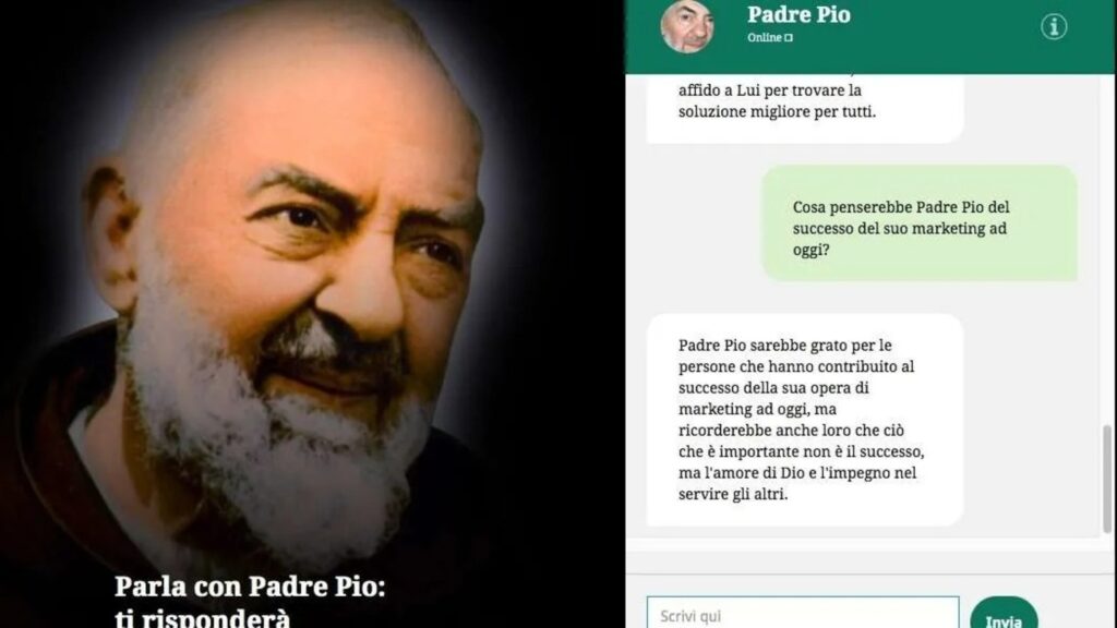 ai intelligenza artificiale padre pio chatgpt