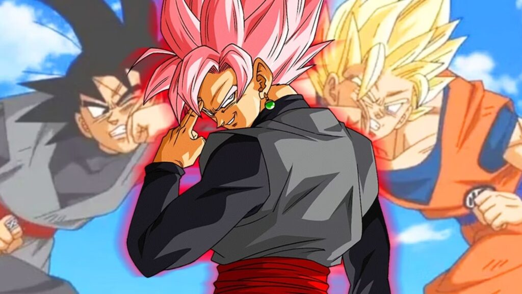 dragon ball super goku black goku super saiyan rosé