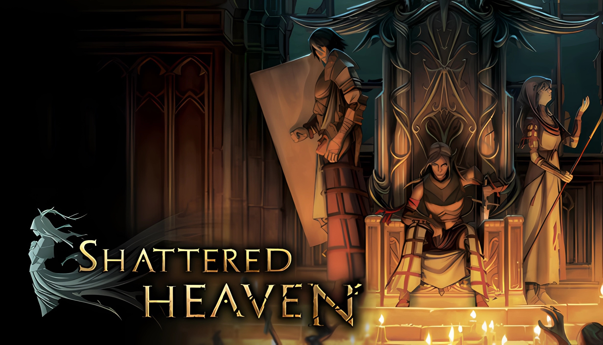Shattered Heaven logo e copertina