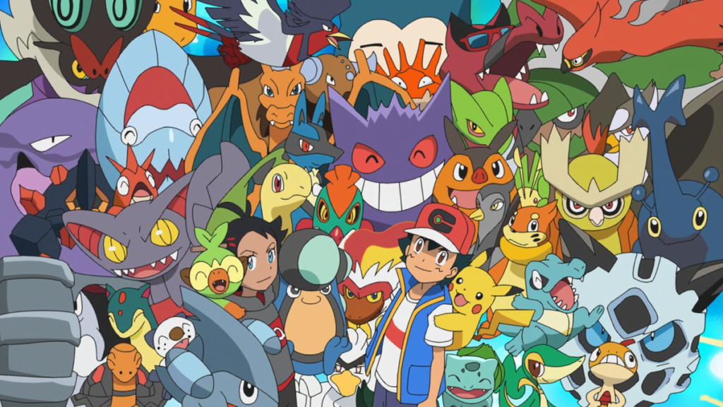 1200px Ash with his Pokemon JN114