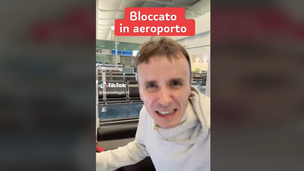 VIDEO] Marco Togni chiede un biglietto aereo da Tokyo a Bari, i giapponesi  lo spediscono a Bali