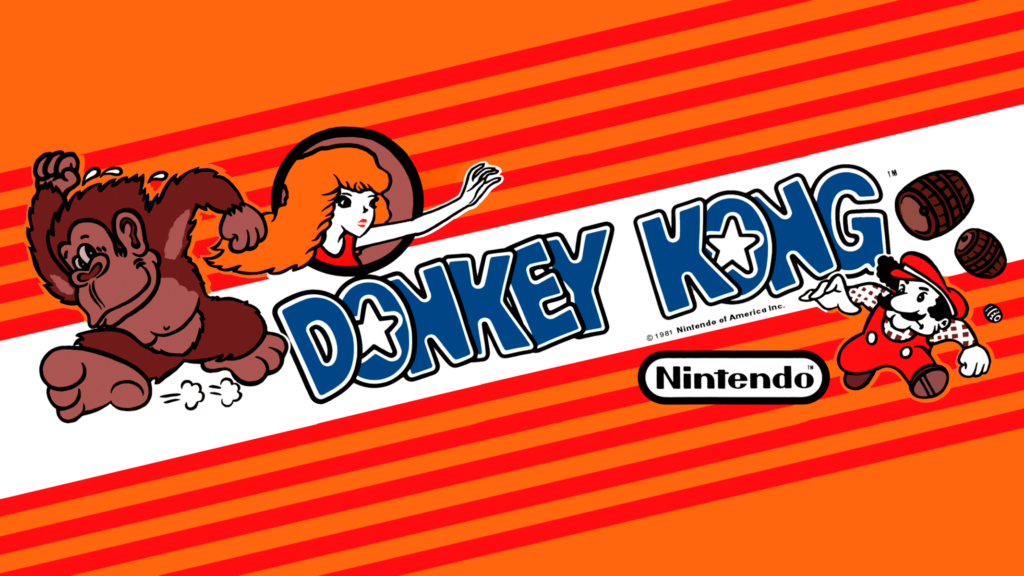 Le prime rappresentazioni di Donkey Kong, Pauline (poi Peach) e Jumpman (poi Mario)