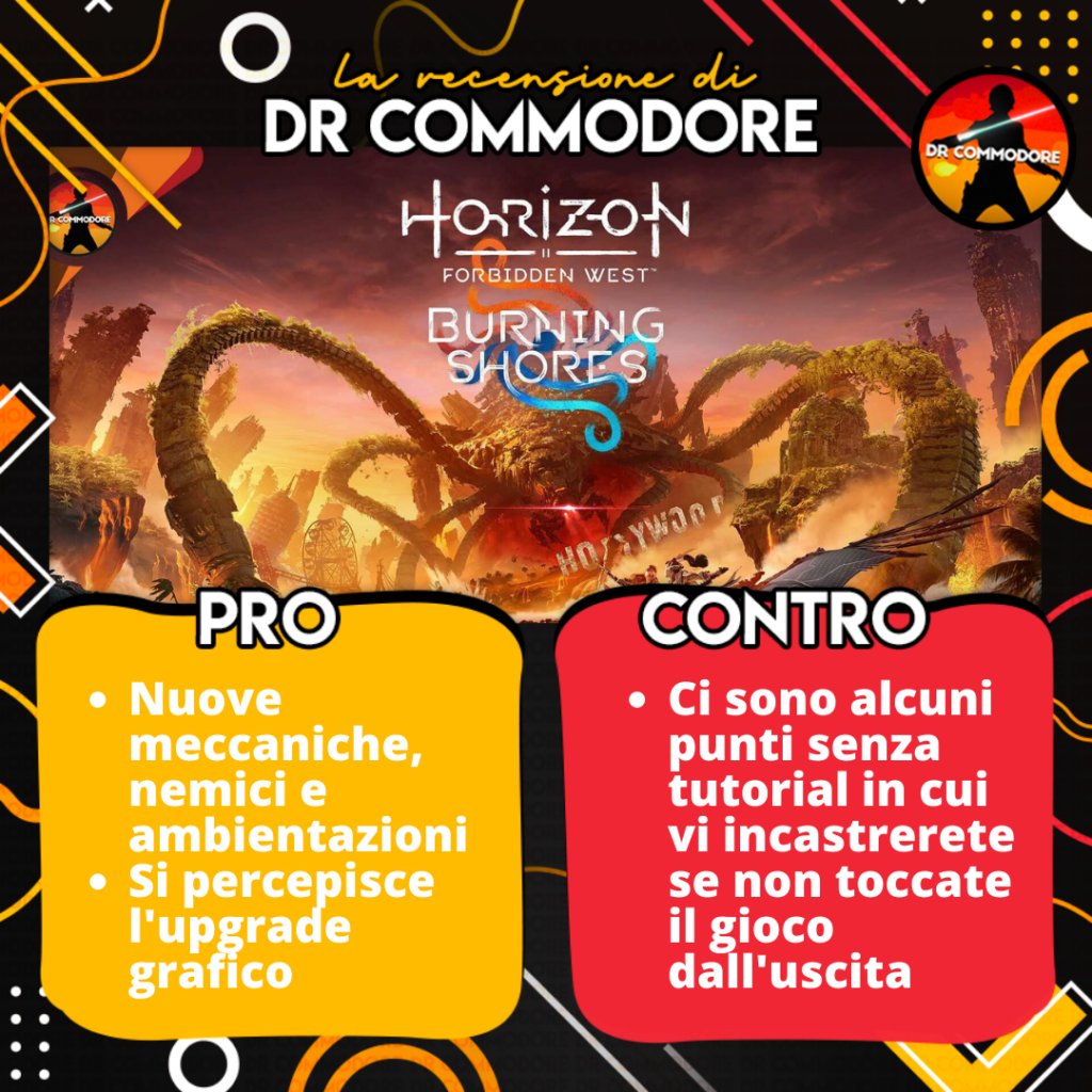 Horizon Forbidden West: Burning Shores pro e contro