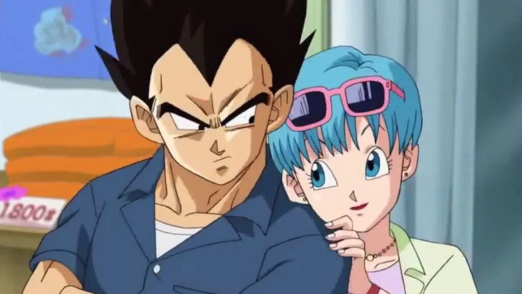 Dragon Ball Vegeta e Bulma