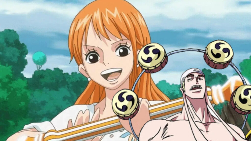 One Piece Nami ed Enel
