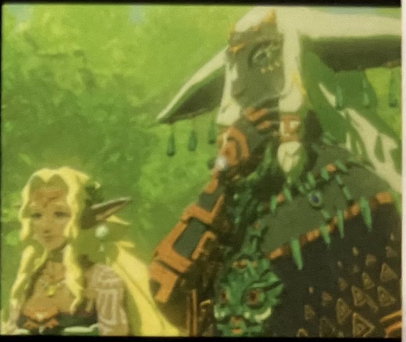 L'immagine racchiude due dei personaggi che abbiamo visto nel trailer di Zelda: Tears of the Kingdom
