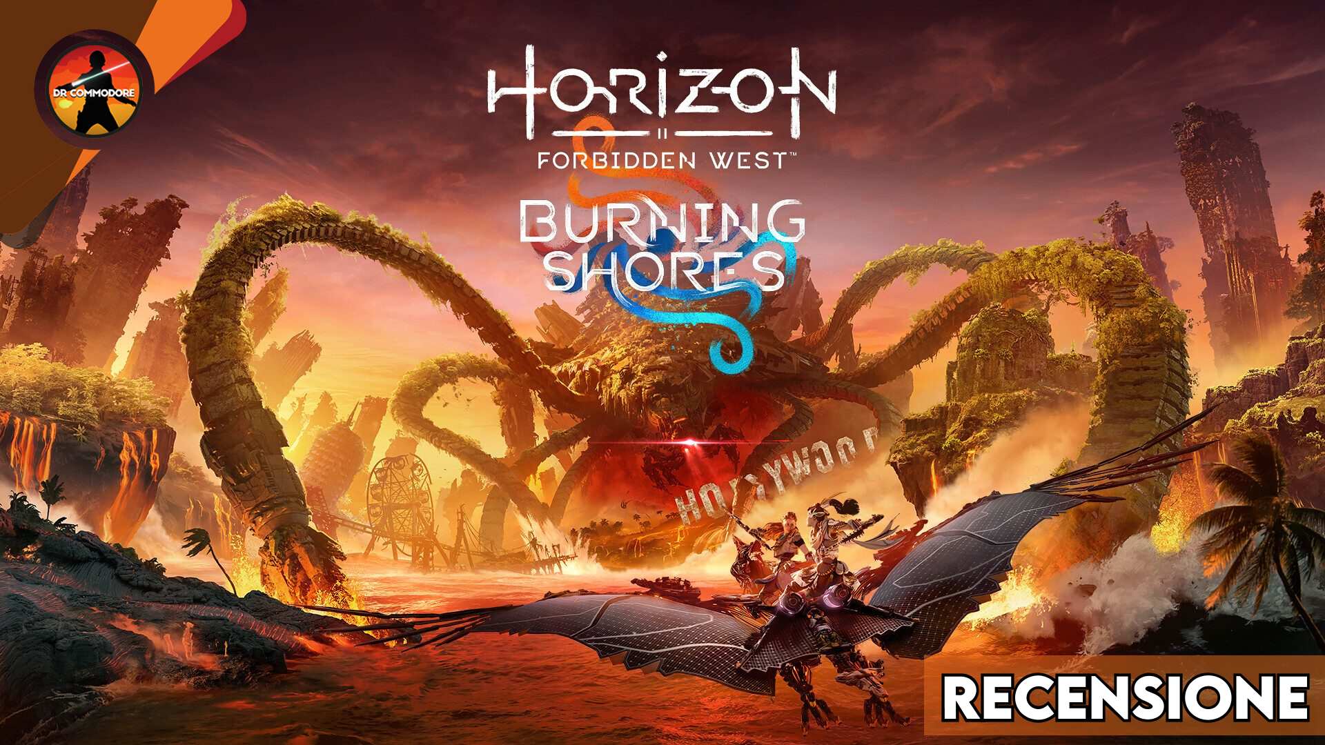 Horizon Forbidden West Burning Shores Logo Recensione