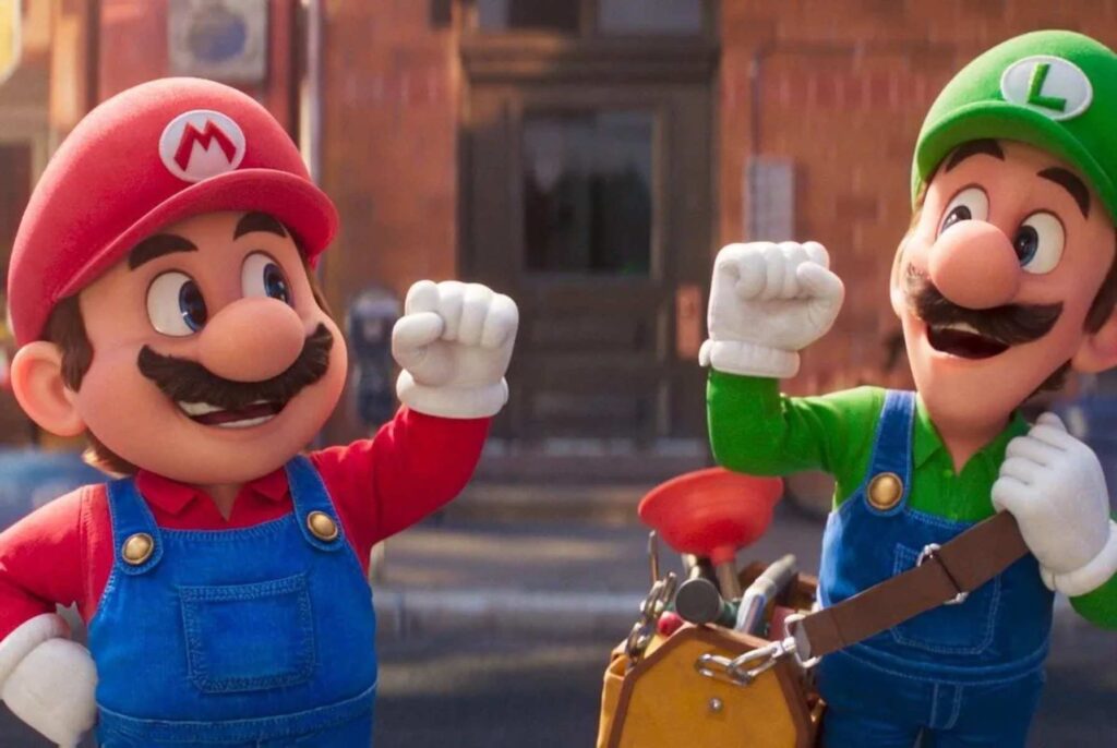 Mario battles Donkey Kong in The Super Mario Bros Movie trailer 1