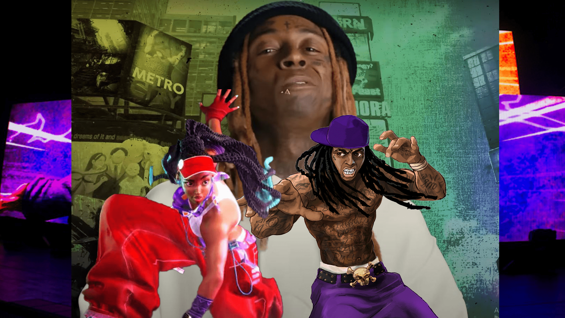 Street Fighter 6 Lil Wayne annuncia showcase con world tour e nuovi costumi