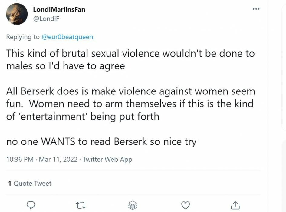 berserk misogyny