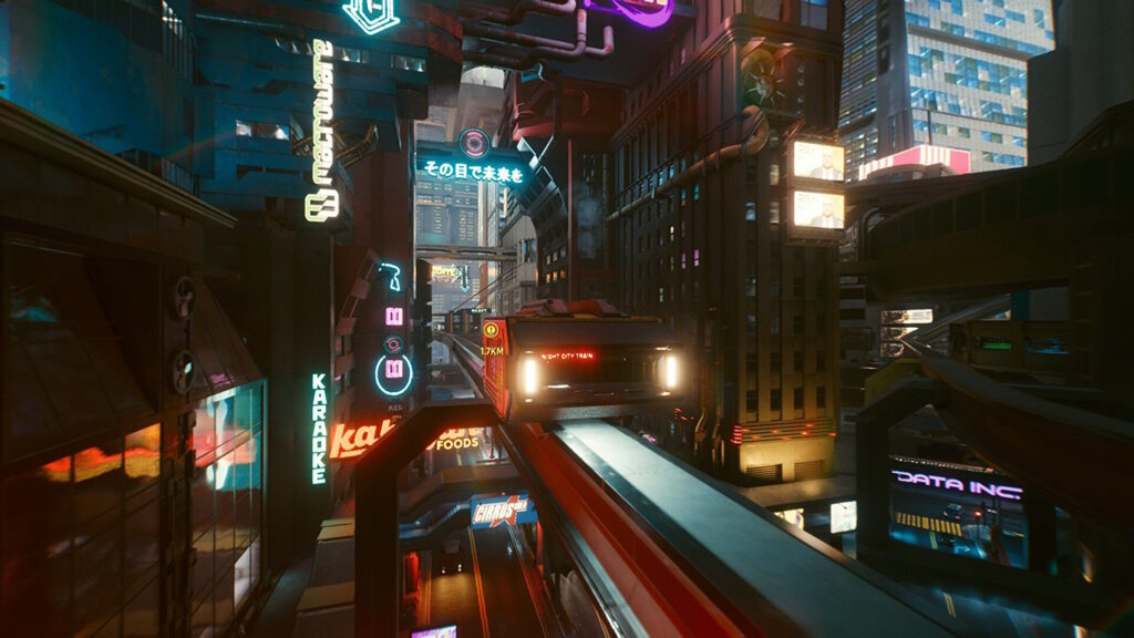 Cyberpunk 2077 Metro Night City