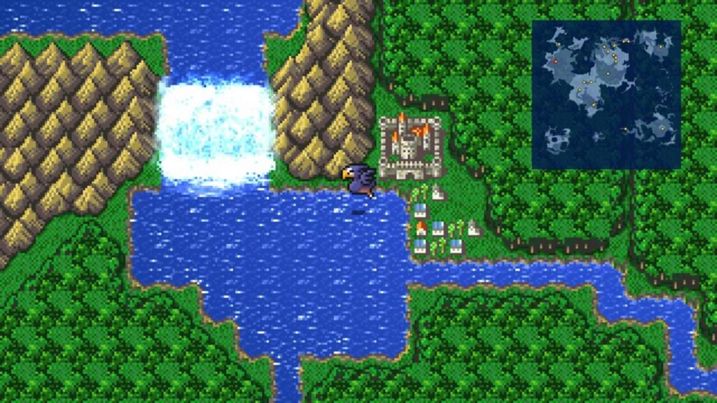 Final Fantasy Pixel Remaster, World Map