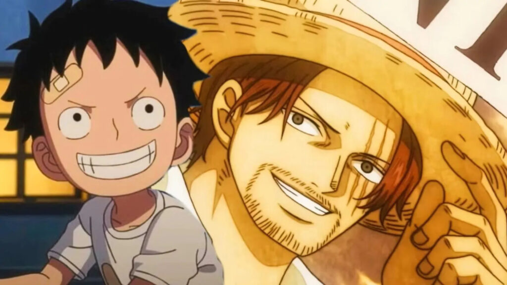 One Piece Luffy Shanks