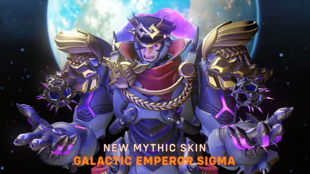 Overwatch 2 Skin Mitica Imperatore Galattico di Sigma