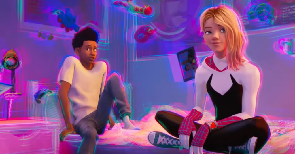 spider man across the spider verse will miles gwen dating get romantic together explained 1