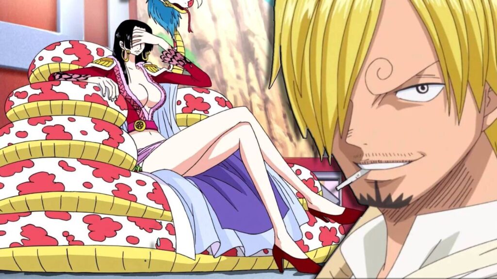 one piece boa hancock sanji