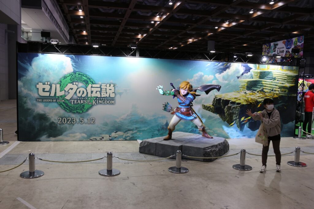 Esposizione in Giappone della statua di Link