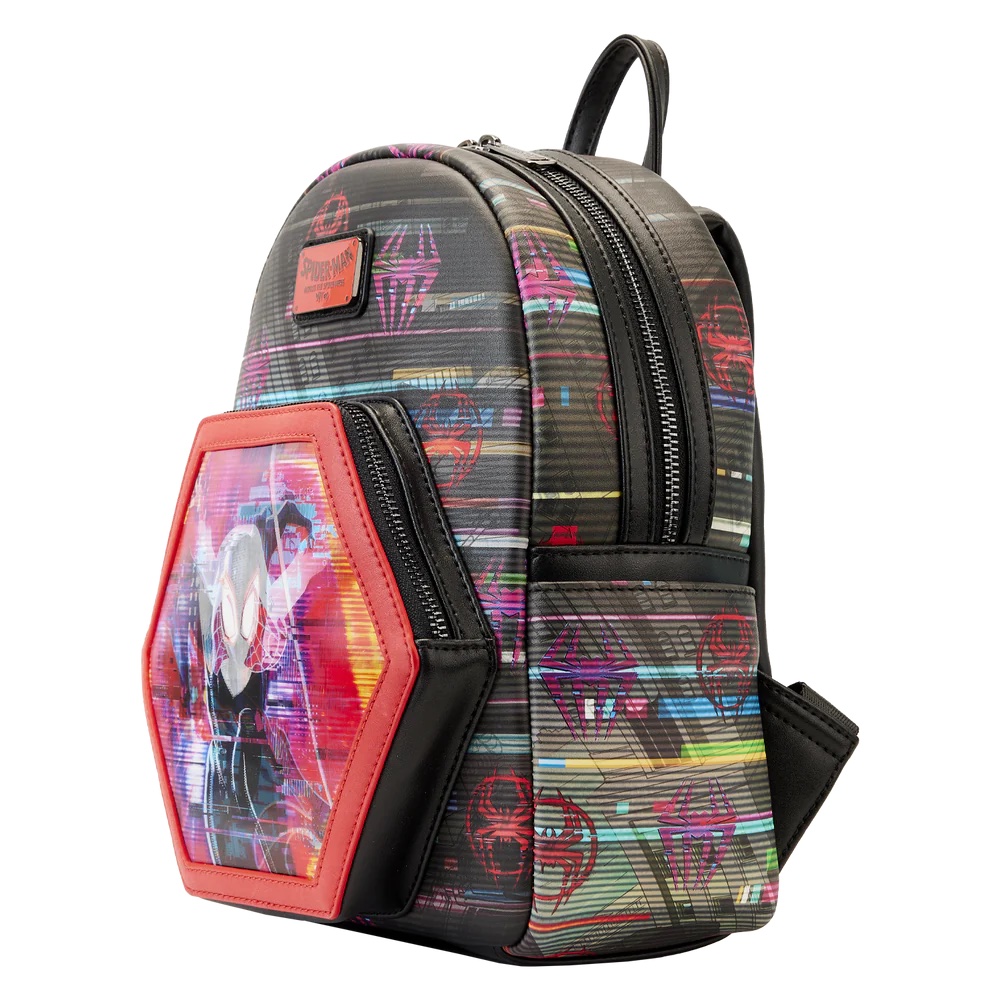 Across The Spiderverse Lenticular Mini Backpack Side 3