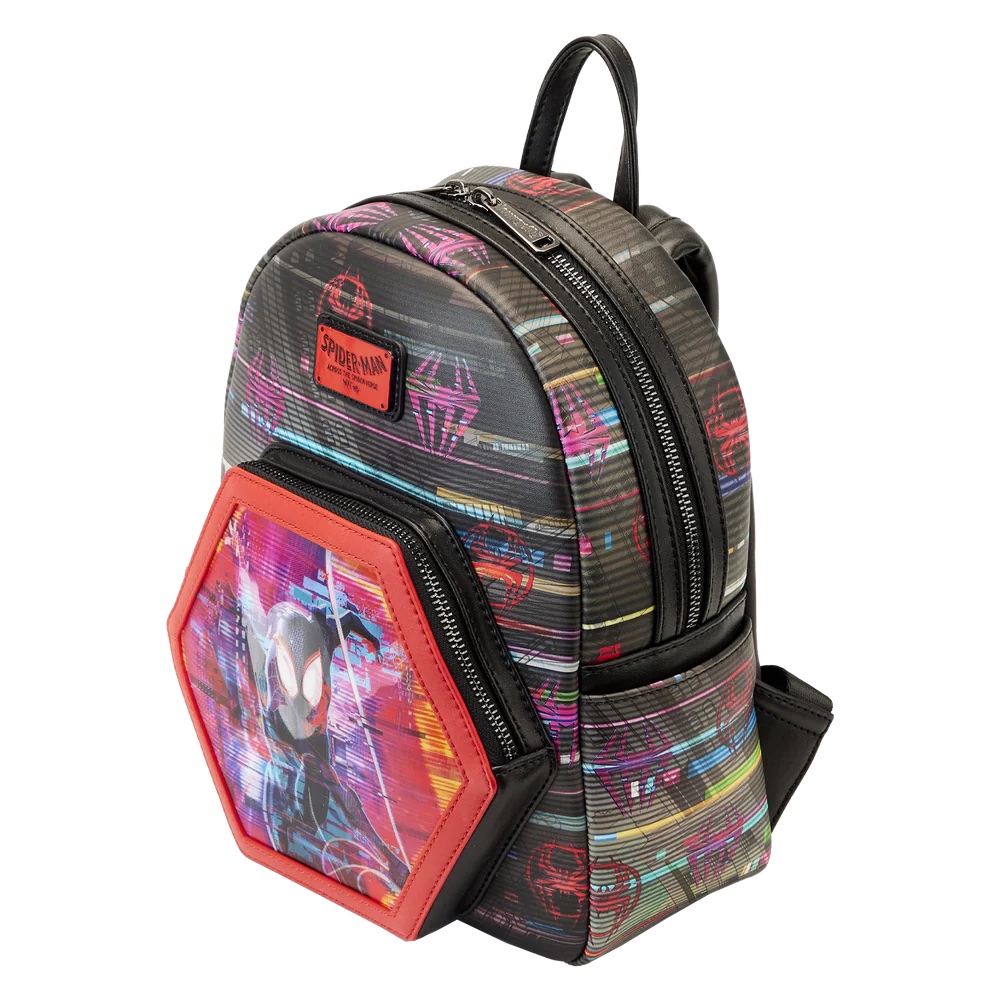 Across The Spiderverse Lenticular Mini Backpack Top