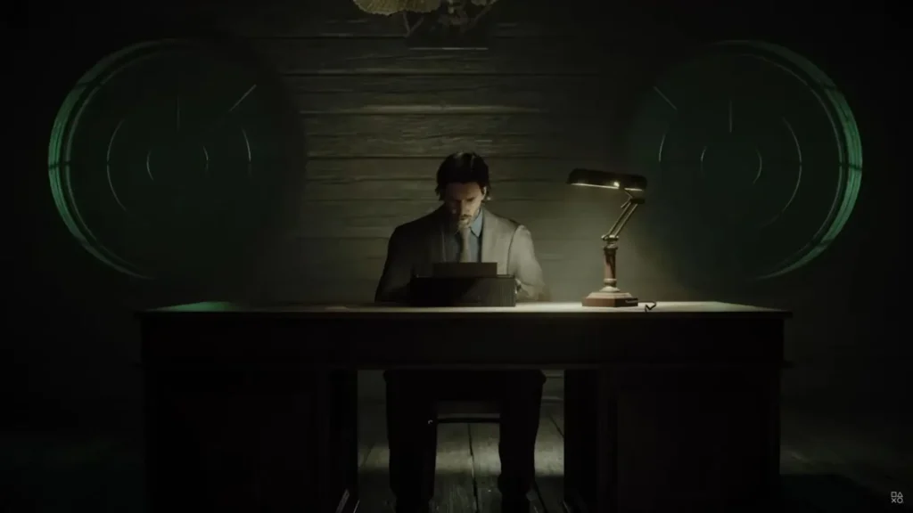 Una scena dell'ultimo trailer di Alan Wake 2