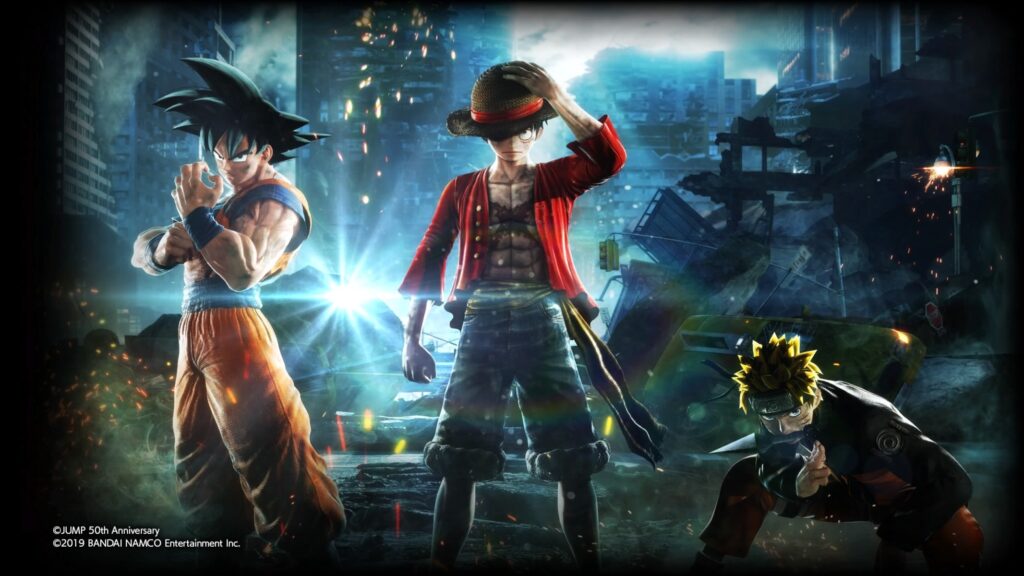 immagine promozionale di Jump Force, ultimo titolo della serie