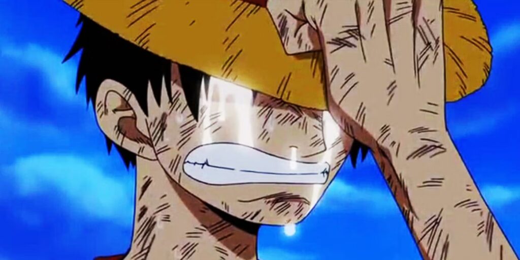 One Piece Luffy Crying
