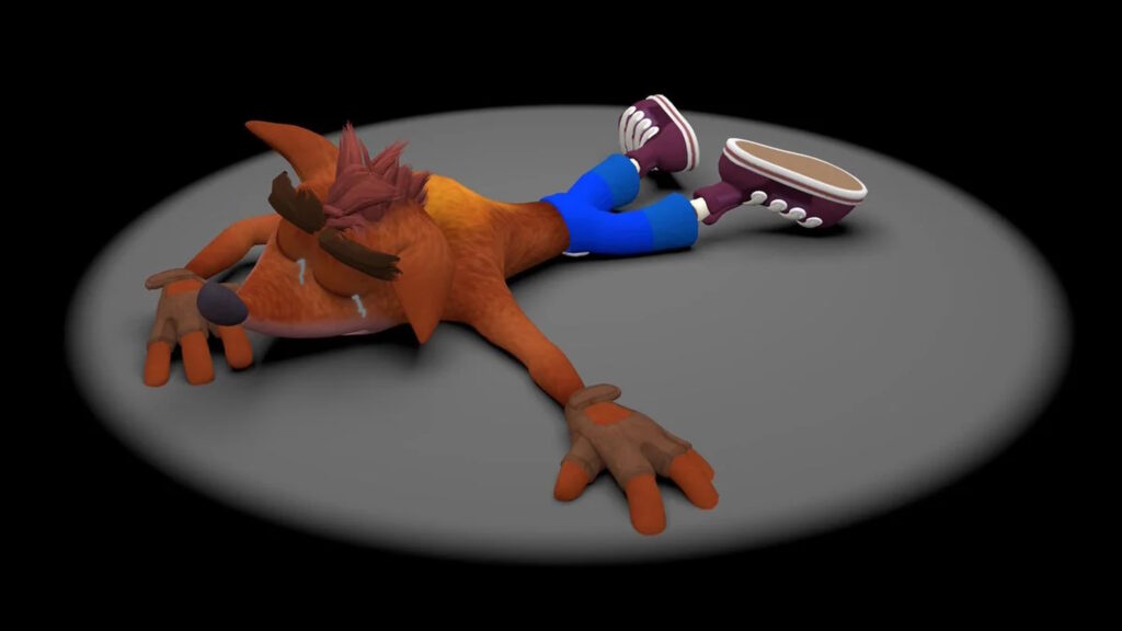 Crash Bandicoot Triste