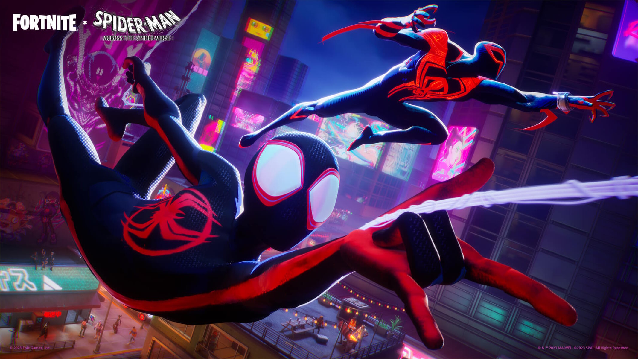 Fortnite x Spiderman- Across the Spider-verse collaborazione