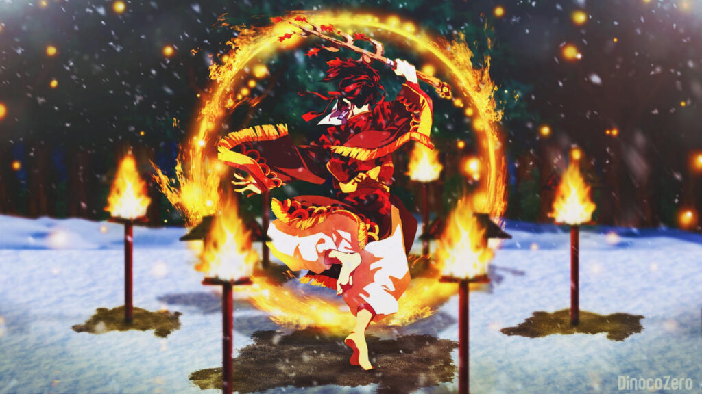 hinokami kagura dance wallpaper by dinocozero dek5pj2 fullview