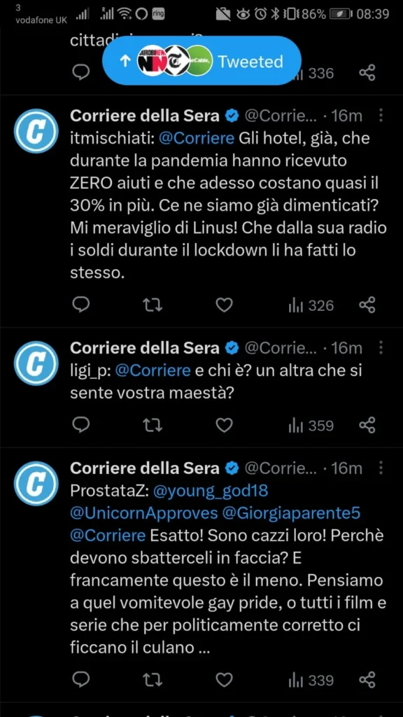 il social manager del corriere ha avuto una mattinata v0 ldn2r075n6za1 1