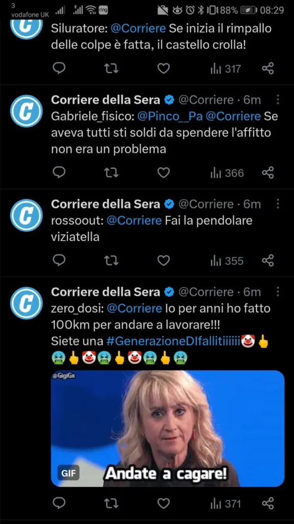 il social manager del corriere ha avuto una mattinata v0 uf4y5ic3n6za1 1