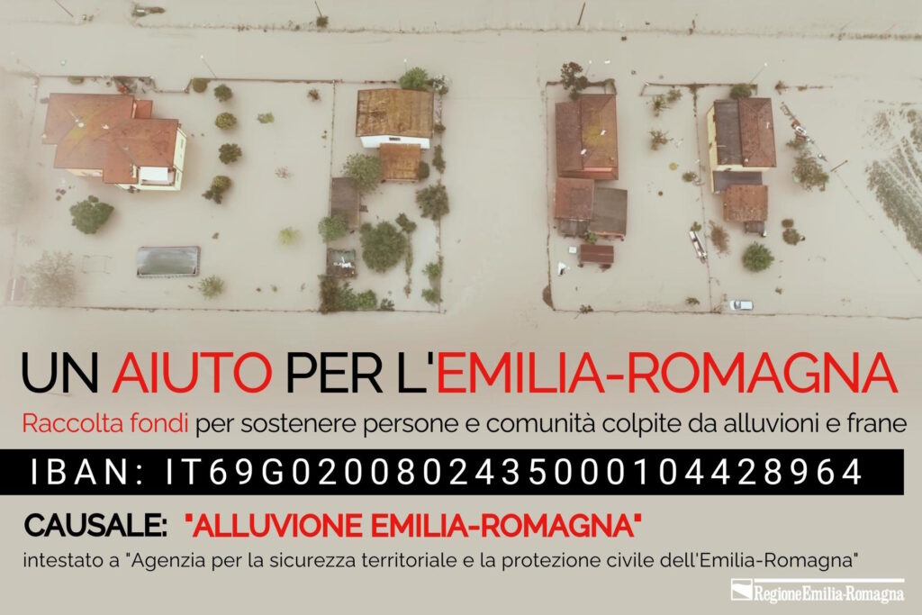 Raccolta fondi Protezione civile Emilia-Romagna