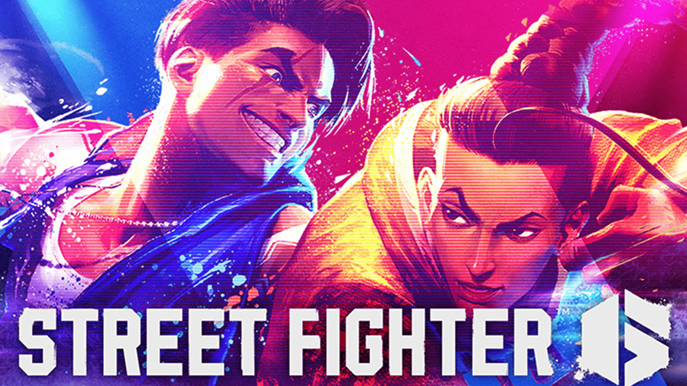 Street Fighter 6 copertina Luke e Jamie si sfidano con titolo del gioco SF6