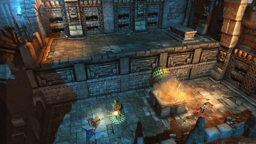 Le sezioni di gameplay dei titoli di Lara Croft sono ricche di enigmi da risolvere 
