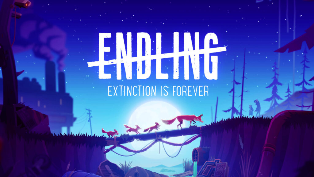 Titlescreen di Endling Extinction is forever