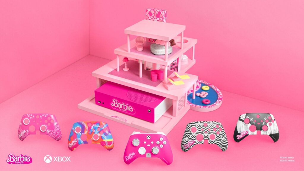 Xbox Series S di Barbie