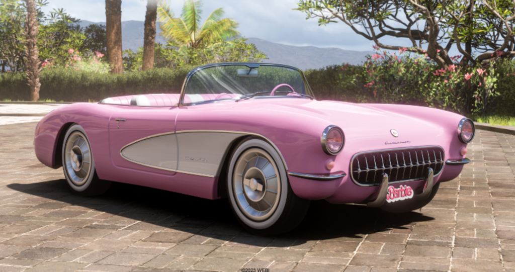 L'auto di Barbie in Forza Horizon 5