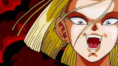 android18 evil laugh