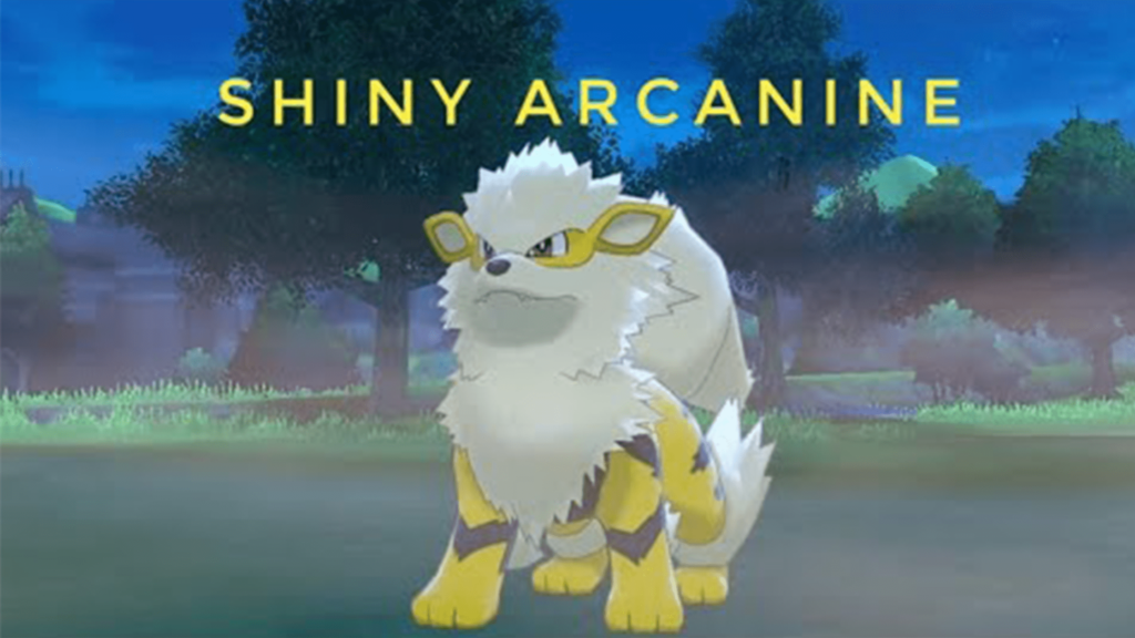 Pokemon Scarlatto e Violetto codice per Arcanine Shiny di notte